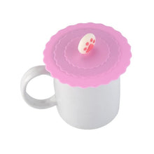 Load image into Gallery viewer, Cute Fruits Adorn Water Drinking Cup Lid FDA Silicone Anti-dust Bowl Cover Cup Seals Glass Mugs Cap Diameter 10cm
