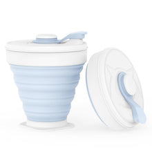 Load image into Gallery viewer, 350ML Silicone Folding Coffee Cups Portable Outdoors Travel Drinking Mug Collapsible Water Tea Cup
