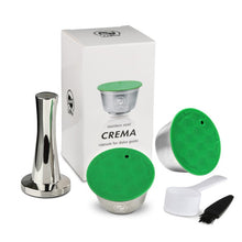 Load image into Gallery viewer, STAINLESS STEEL Metal Reusable Dolce Gusto Capsule Compatible with Nescafe Coffee Machine Refillable Dolci Filter Dripper Tamper
