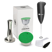 Load image into Gallery viewer, STAINLESS STEEL Metal Reusable Dolce Gusto Capsule Compatible with Nescafe Coffee Machine Refillable Dolci Filter Dripper Tamper
