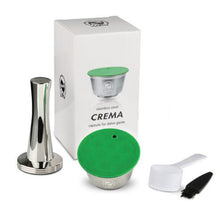 Load image into Gallery viewer, STAINLESS STEEL Metal Reusable Dolce Gusto Capsule Compatible with Nescafe Coffee Machine Refillable Dolci Filter Dripper Tamper
